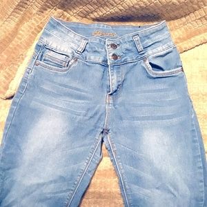 Women butt lift bamboo jean